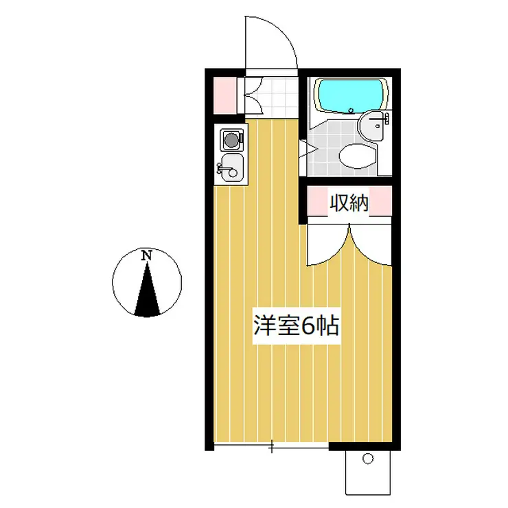 セシカ境南 1階階 間取り