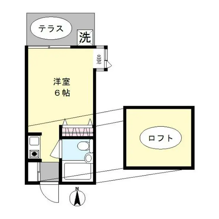 グリーンハイムK1 1階階 間取り