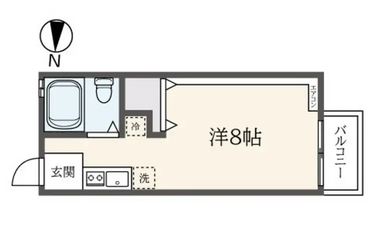 パールハイツ向ヶ丘 1階階 間取り