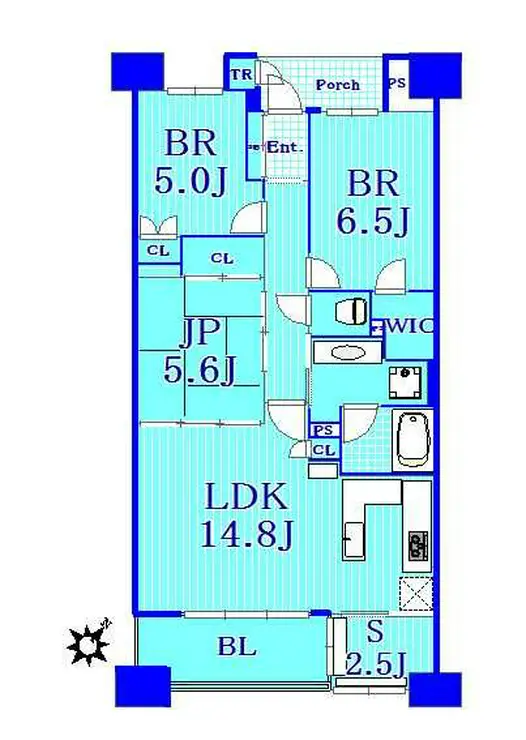 パークホームズ東神奈川ステーションアリーナ 3階階 間取り