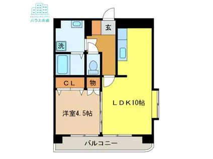 ステーションプラザ(1LDK/3階)の間取り写真