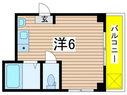 ファーストステージ桜井(ワンルーム/3階)の間取り写真