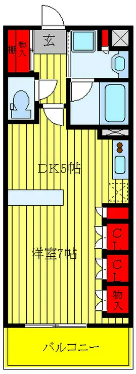 スパシエルクス西川口 3階階 間取り