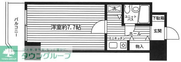 ピュアシティ子安通 5階階 間取り