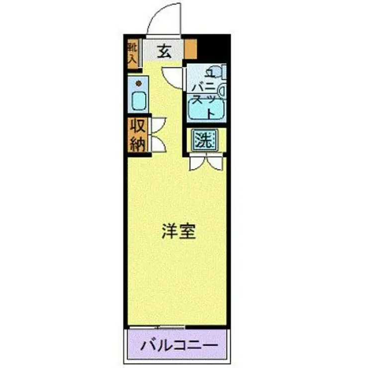 ハイツフローラ府中 3階階 間取り