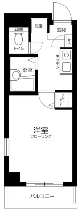 スカイコート早稲田第5 3階階 間取り