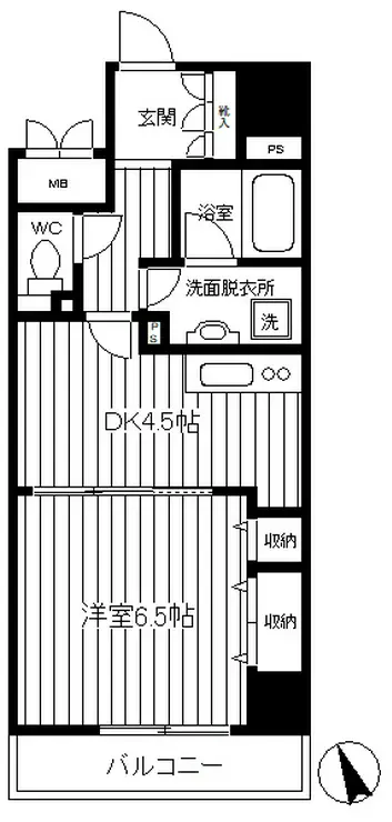 ベスト伊勢佐木長者町 3階階 間取り