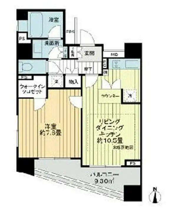 プライア渋谷 3階階 間取り