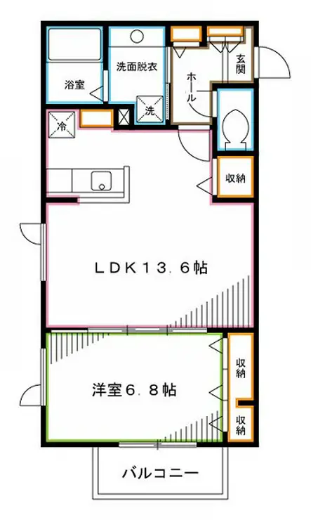 ウェルデンス江古田 1階階 間取り