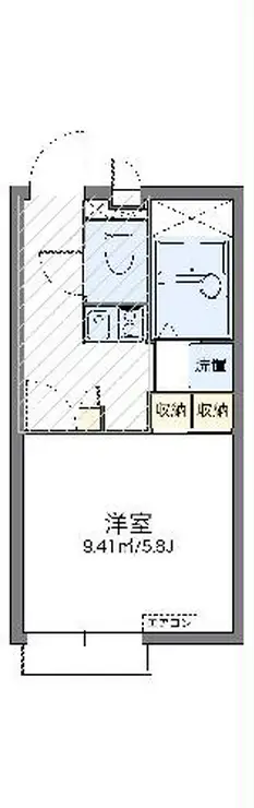 レオパレスウインドコート 2階階 間取り