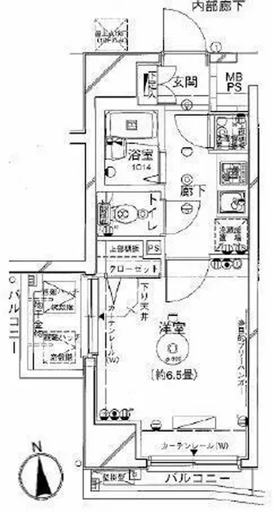 ヴェルト湯島 6階階 間取り