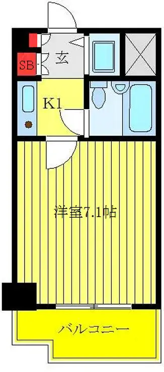 ストーク千川 1階階 間取り