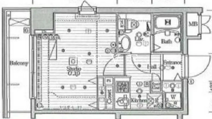 ガラ・ステージ神田小川町 10階階 間取り