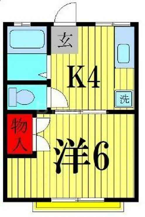 シティハイムシャルム柏 2階階 間取り
