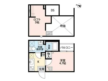 TOKI HOUSE 01(1LDK/1階)の間取り写真