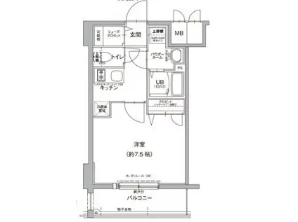 エスリード大須デュオ(1K/3階)の間取り写真