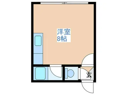 マクセル7-100(ワンルーム/2階)の間取り写真