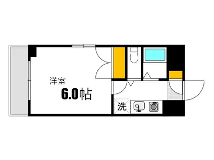 片山ビル11(1K/5階)の間取り写真