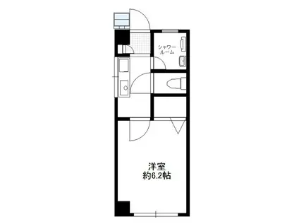 リルームス中津留(1K/2階)の間取り写真