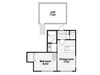 スプレンディドバースII(1LDK/1階)の間取り写真