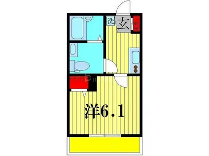 NK HOUSE(1K/1階)の間取り写真