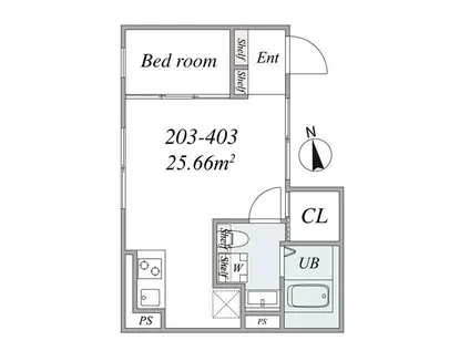 三田線 板橋本町駅 徒歩5分 敷礼無仲手無物件(1LDK/4階)の間取り写真