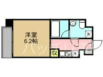 LA FASE VERXEED HAKATA(1K/7階)の間取り写真