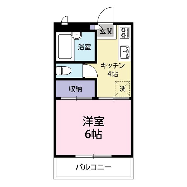 ル・マイーム27(1K/3階)の間取り写真