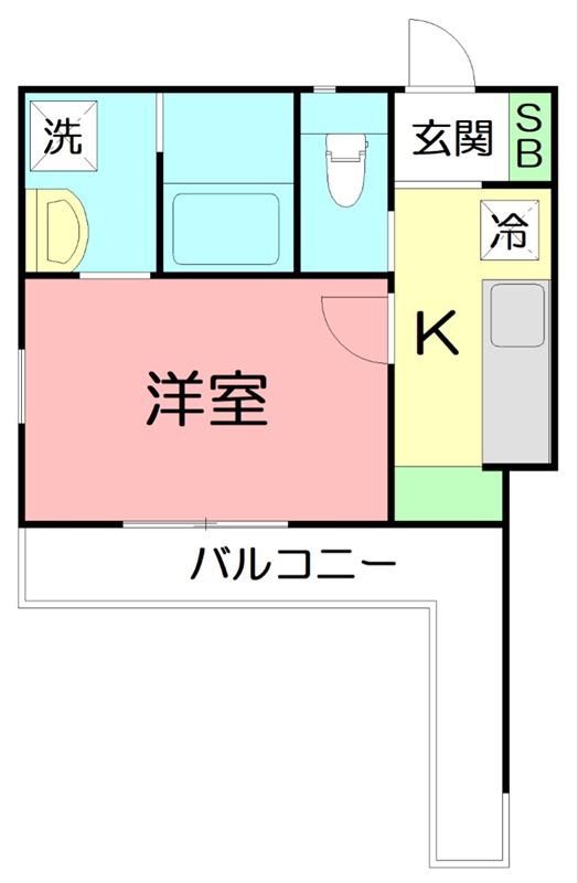 BRIGHT STAGE TSUJIDO(1K/3階)の間取り写真