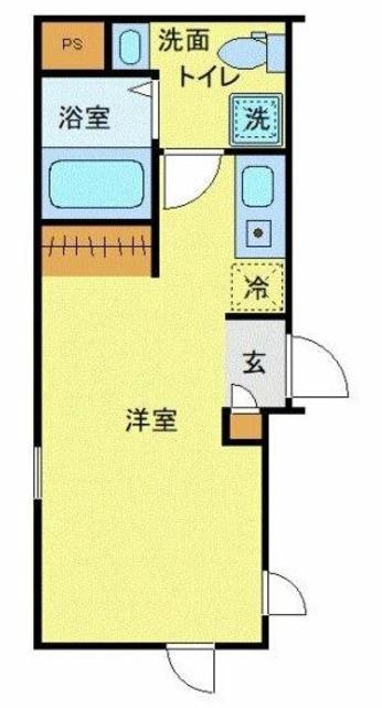 フィオーネ東尾久(ワンルーム/3階)の間取り写真