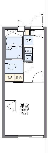 レオパレスKAWASHI(1K/1階)の間取り写真