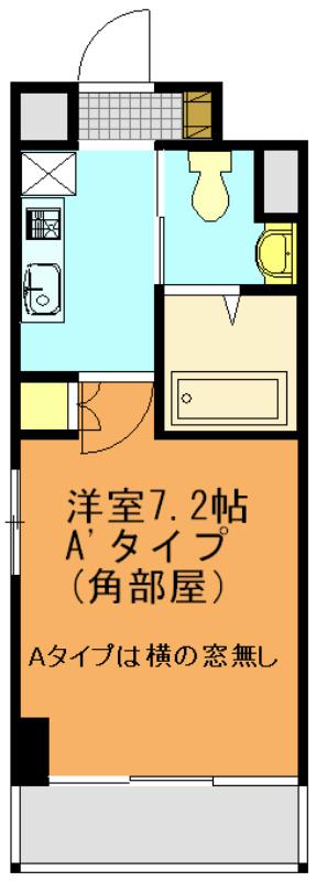 リバティゲート(1K/3階)の間取り写真