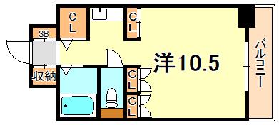 ダイニチコンストラクション(1K/7階)の間取り写真