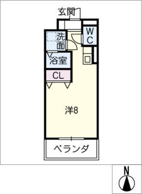 サン・名駅太閤ビル(ワンルーム/3階)の間取り写真
