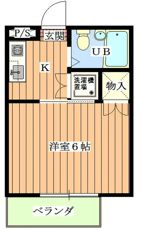 メゾンドリラ 1階階 間取り