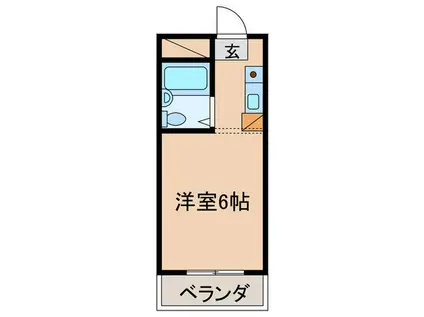 R・Mリーガルハウス塚口(ワンルーム/4階)の間取り写真