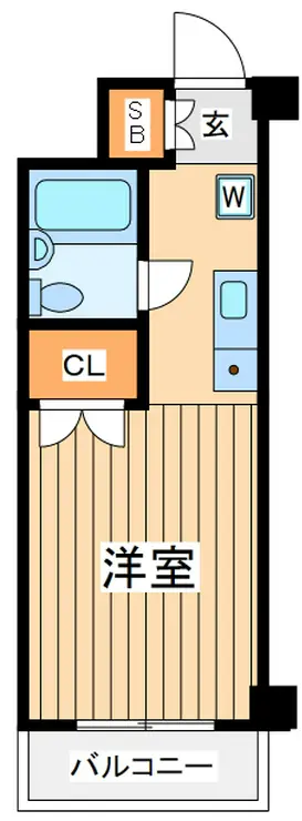 セシーズ新百合丘 2階階 間取り