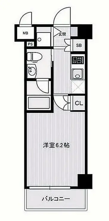 レアライズ立川AZ 5階階 間取り