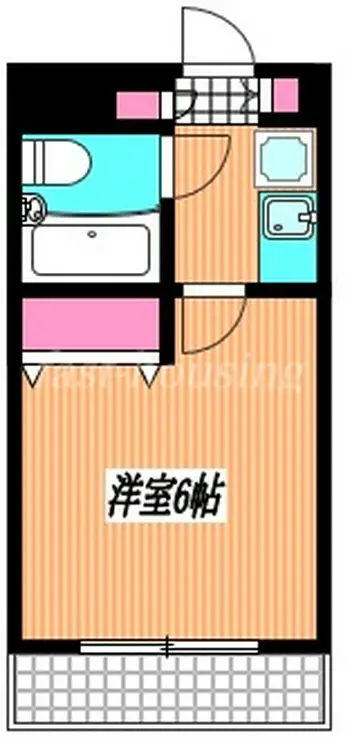 日興パレス小金井PartⅡ 3階階 間取り