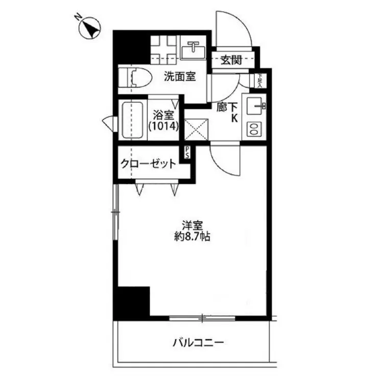 プレール・ドゥーク浅草II 6階階 間取り