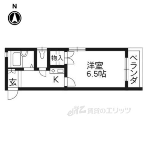 レオパレス久世(1K/2階)の間取り写真