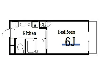 永和第7ビル(1K/2階)の間取り写真