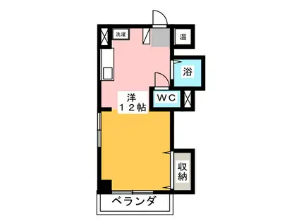 タウンファイブ(ワンルーム/4階)の間取り写真