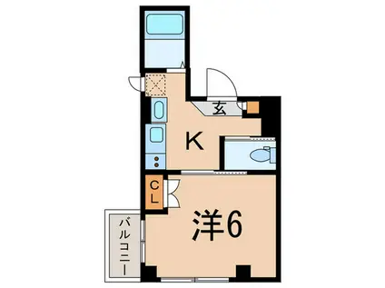 アーバン シュプリーム 秋葉原(1K/5階)の間取り写真