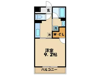 パルフェ イノウエ(1K/1階)の間取り写真