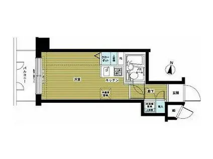 フェニックス荻窪参番館(ワンルーム/8階)の間取り写真