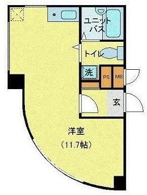 FYSビル(ワンルーム/5階)の間取り写真