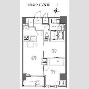 S-RESIDENCE北千住REIZ(2LDK/14階)の間取り写真