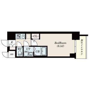S-RESIDENCE熱田(1K/4階)の間取り写真