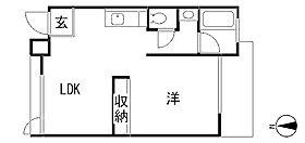 AXIS(1LDK/4階)の間取り写真
